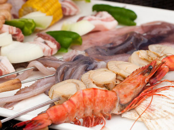 Assorted Seafood for BBQ