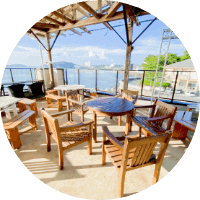 クラブカリビアン屋外BBQスペースの写真