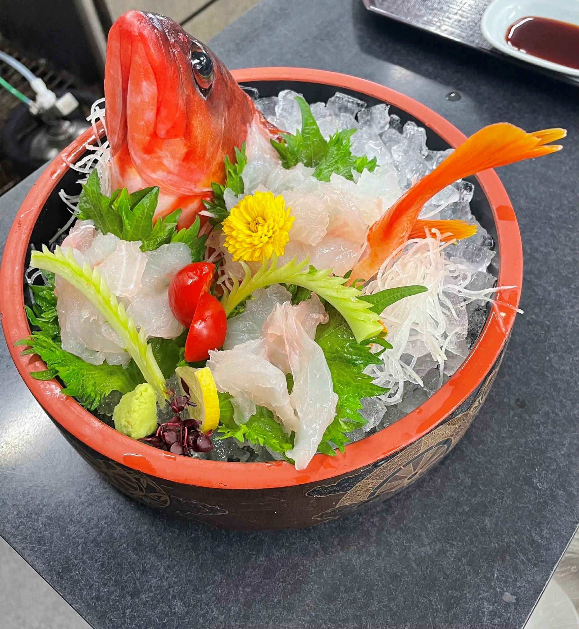 今が旬！！アカハタのお刺身！！